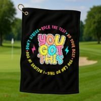 Test Day Rock The Test Teacher Testing Day You Got This Golf Towel thumb 1
