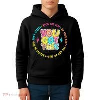 Test Day Rock The Test Teacher Testing Day You Got This Kids Hoodie thumb 4