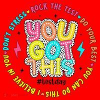 Test Day Rock The Test Teacher Testing Day You Got This Santa Hat thumb 1