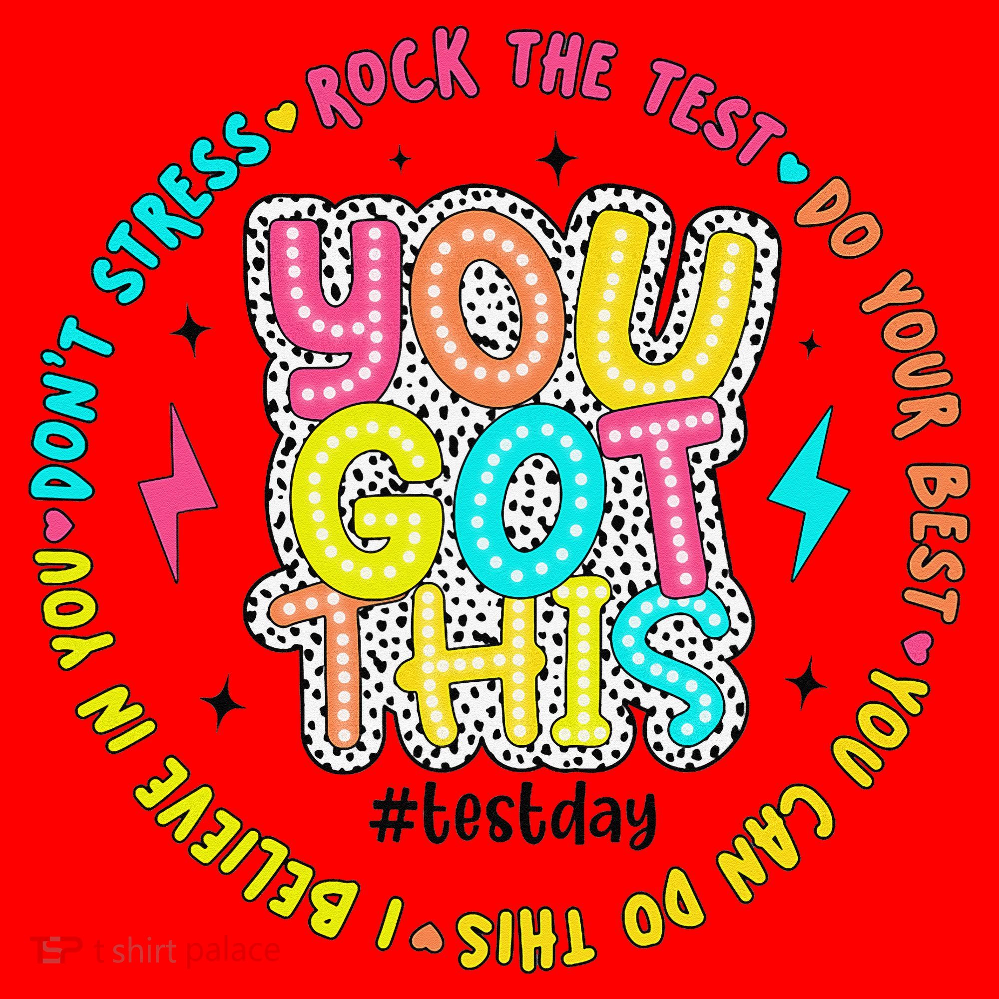 Test Day Rock The Test Teacher Testing Day You Got This Santa Hat