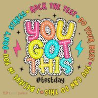 Test Day Rock The Test Teacher Testing Day You Got This Long Sleeve Shirt thumb 2