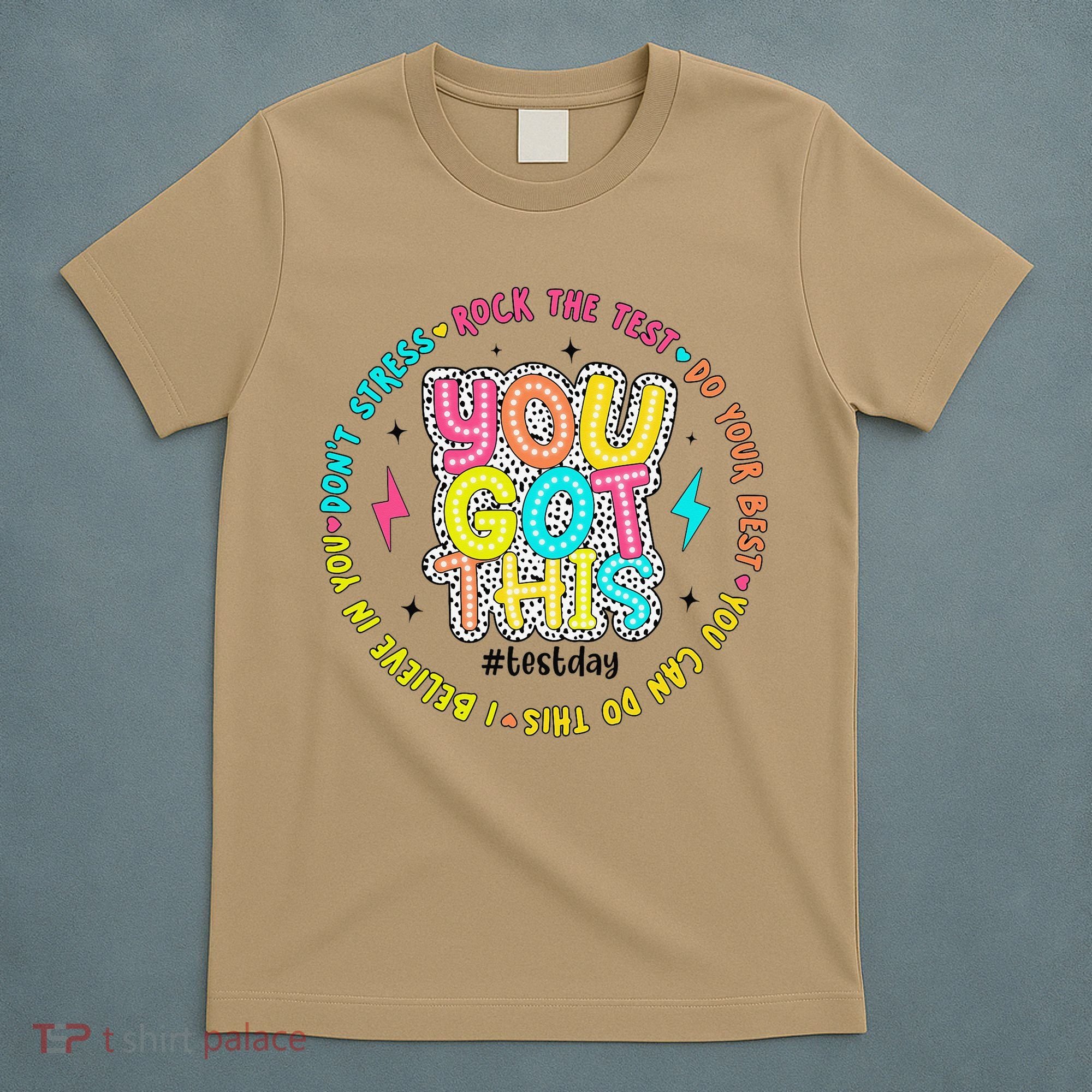 Test Day Rock The Test Teacher Testing Day You Got This T-Shirt