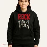 Test Day Rock The Funny Rock Teacher Student Testing Exam Hoodie thumb 5