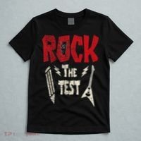 Test Day Rock The Funny Rock Teacher Student Testing Exam T-Shirt thumb 5