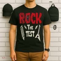 Test Day Rock The Funny Rock Teacher Student Testing Exam T-Shirt thumb 6
