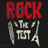Test Day Rock The Funny Rock Teacher Student Testing Exam Backpack thumb 2