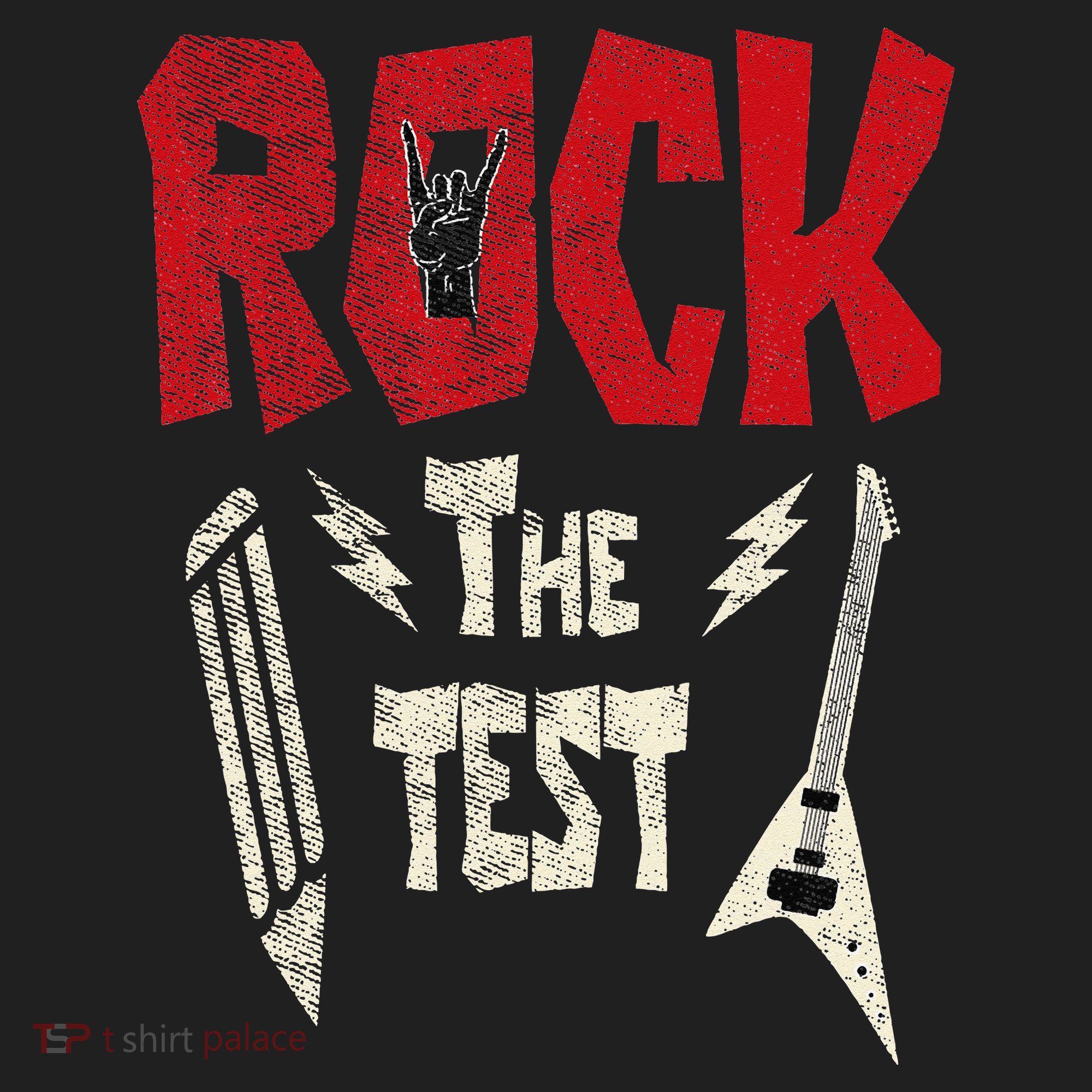 Test Day Rock The Funny Rock Teacher Student Testing Exam Hat