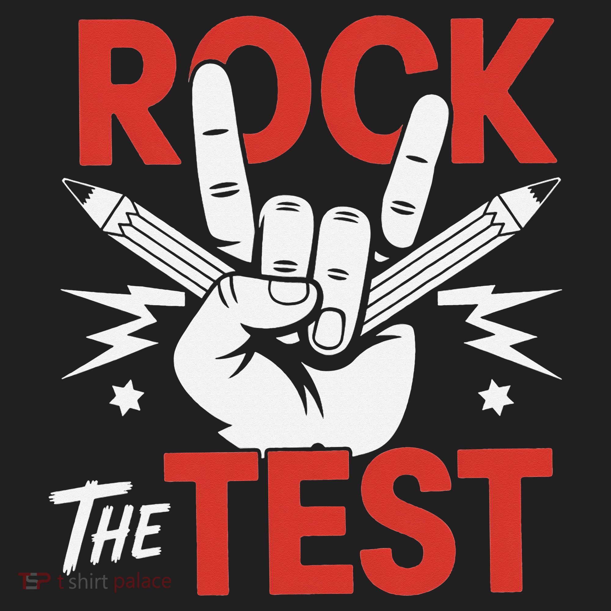 Testing Day Rock The Test Rock Music Teacher Student Hat