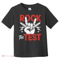 Testing Day Rock The Test Rock Music Teacher Student Toddler T-Shirt thumb 0