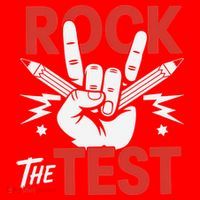 Testing Day Rock The Test Rock Music Teacher Student Santa Hat thumb 1