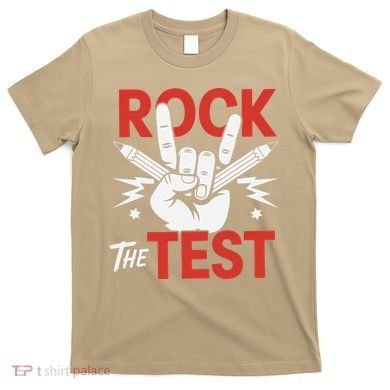 Testing Day Rock The Test Rock Music Teacher Student T-Shirt
