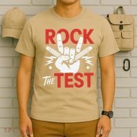 Testing Day Rock The Test Rock Music Teacher Student T-Shirt thumb 6