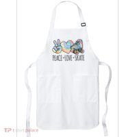Tie Dye Roller Skating For Teen Girl Peace Love Skate Apron thumb 0