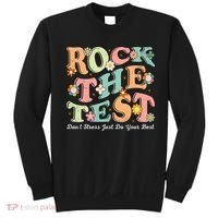 Test Day Rock The Test Teacher Testing Day You Got This  Sweatshirt thumb 0