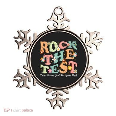 Test Day Rock The Test Teacher Testing Day You Got This  Ornament