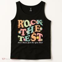 Test Day Rock The Test Teacher Testing Day You Got This  Tank Top thumb 2