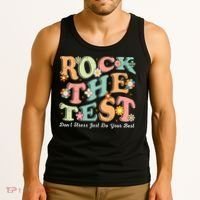 Test Day Rock The Test Teacher Testing Day You Got This  Tank Top thumb 3