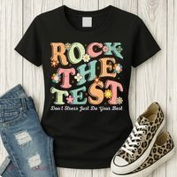 Test Day Rock The Test Teacher Testing Day You Got This  Women's T-Shirt thumb 3