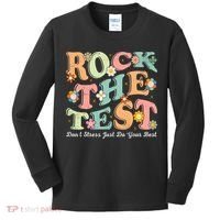 Test Day Rock The Test Teacher Testing Day You Got This  Kids Long Sleeve Shirt thumb 0