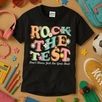 Test Day Rock The Test Teacher Testing Day You Got This  Kids T-Shirt thumb 3