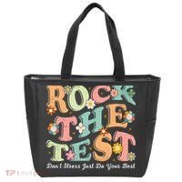 Test Day Rock The Test Teacher Testing Day You Got This  Tote Bag thumb 0