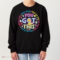 Test Day Rock The Test Teacher Testing Day You Got This Women's Sweatshirt thumb 0