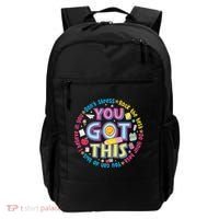Test Day Rock The Test Teacher Testing Day You Got This Backpack thumb 0