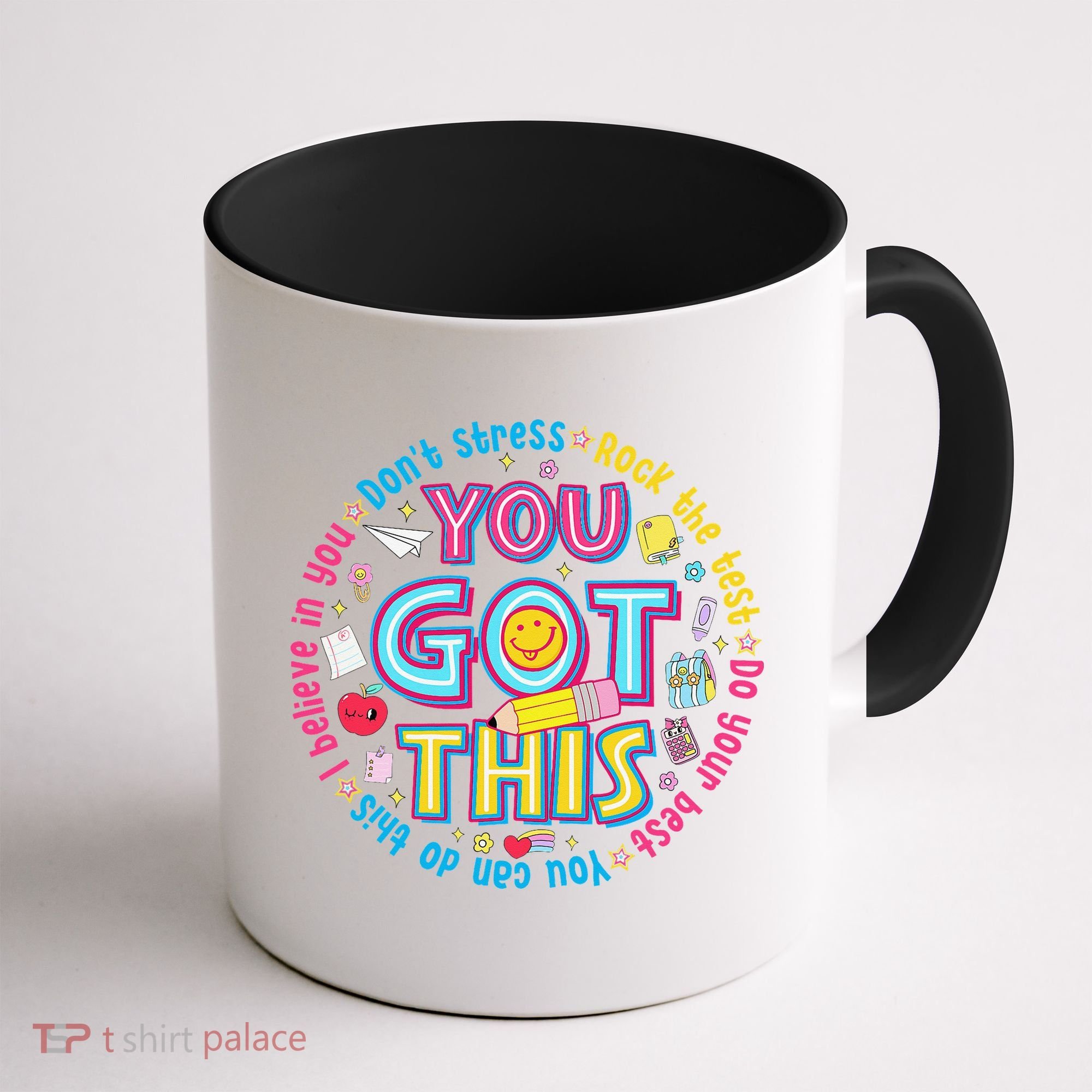 Test Day Rock The Test Teacher Testing Day You Got This Coffee Mug