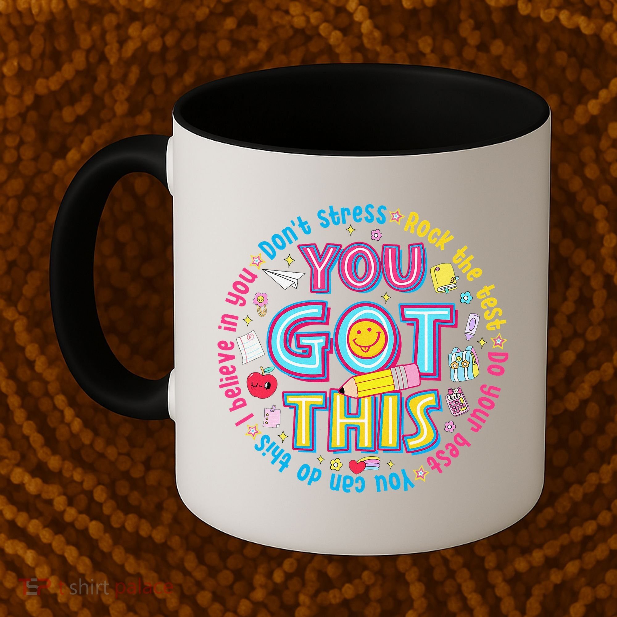 Test Day Rock The Test Teacher Testing Day You Got This Coffee Mug