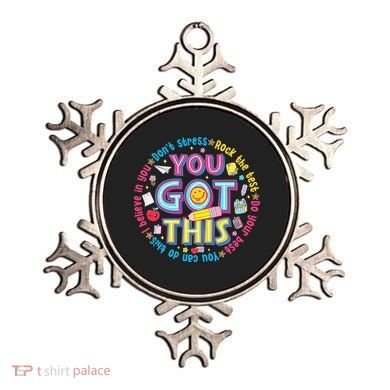Test Day Rock The Test Teacher Testing Day You Got This Ornament