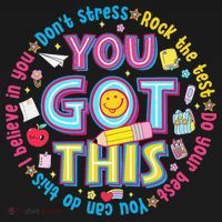Test Day Rock The Test Teacher Testing Day You Got This Women's Tank Top thumb 5