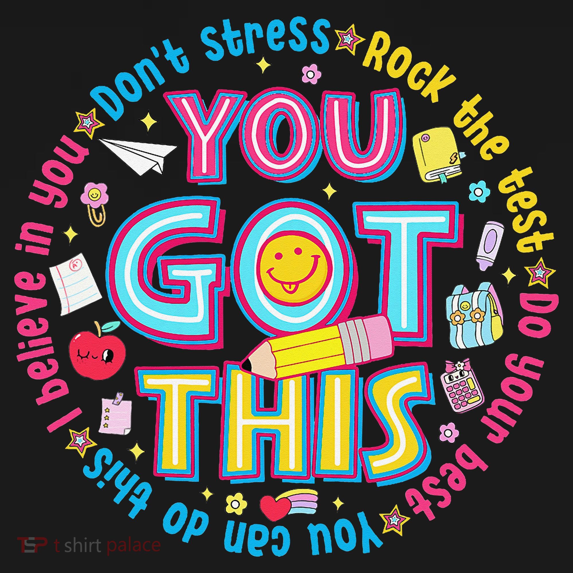 Test Day Rock The Test Teacher Testing Day You Got This Women's Tank Top