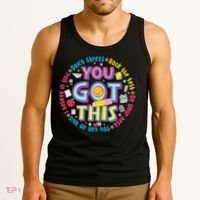 Test Day Rock The Test Teacher Testing Day You Got This Tank Top thumb 3