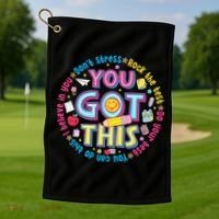 Test Day Rock The Test Teacher Testing Day You Got This Golf Towel thumb 1