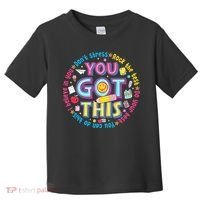 Test Day Rock The Test Teacher Testing Day You Got This Toddler T-Shirt thumb 0