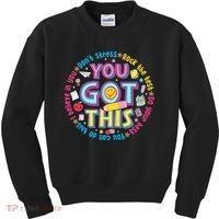 Test Day Rock The Test Teacher Testing Day You Got This Kids Sweatshirt thumb 0