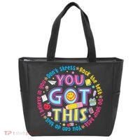 Test Day Rock The Test Teacher Testing Day You Got This Tote Bag thumb 0