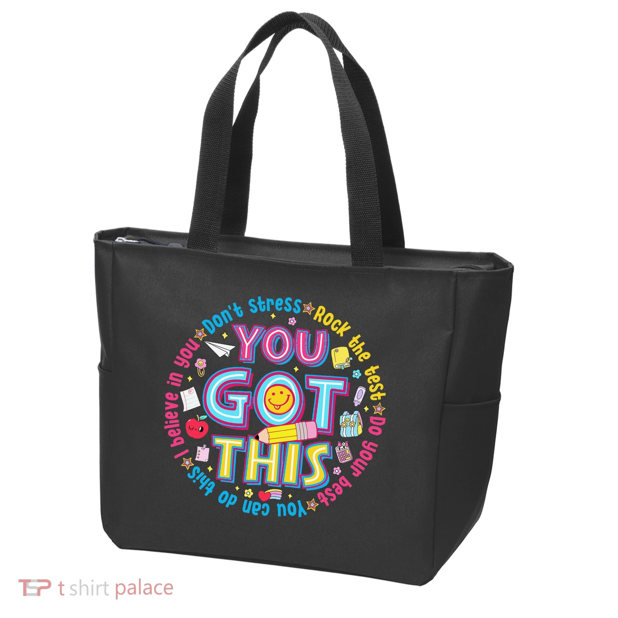 Test Day Rock The Test Teacher Testing Day You Got This Tote Bag