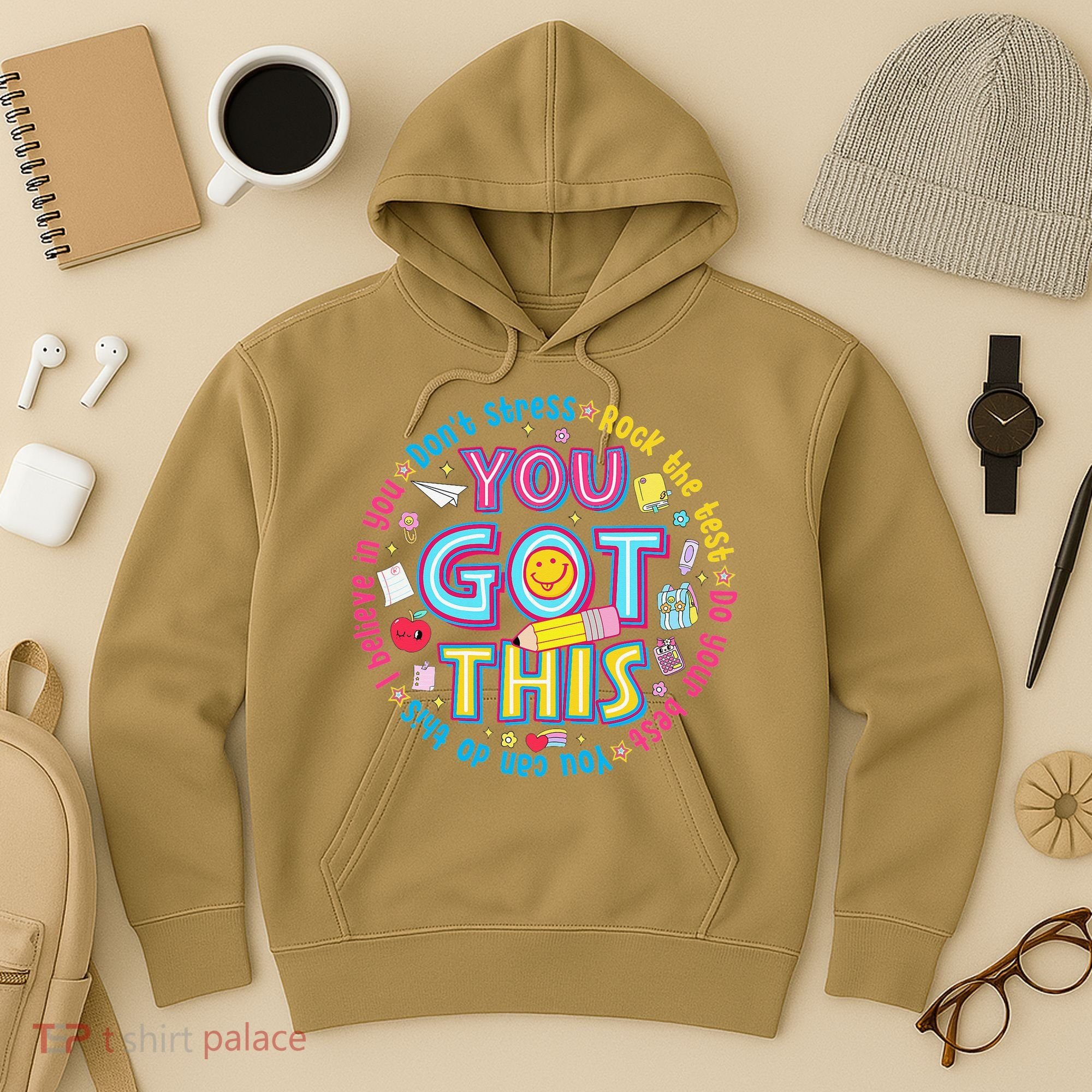 Test Day Rock The Test Teacher Testing Day You Got This Hoodie