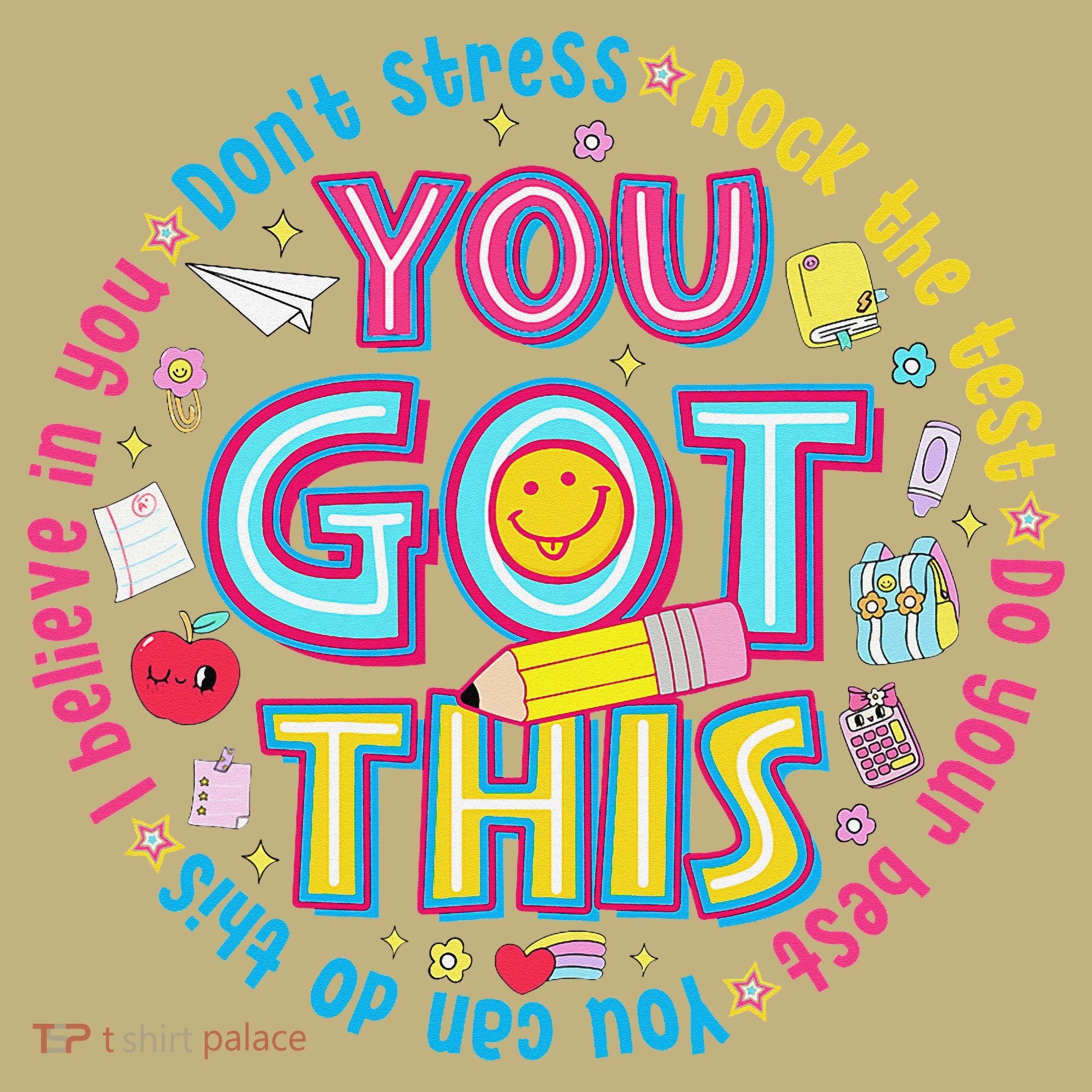Test Day Rock The Test Teacher Testing Day You Got This Sweatshirt