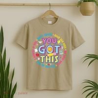 Test Day Rock The Test Teacher Testing Day You Got This T-Shirt thumb 2