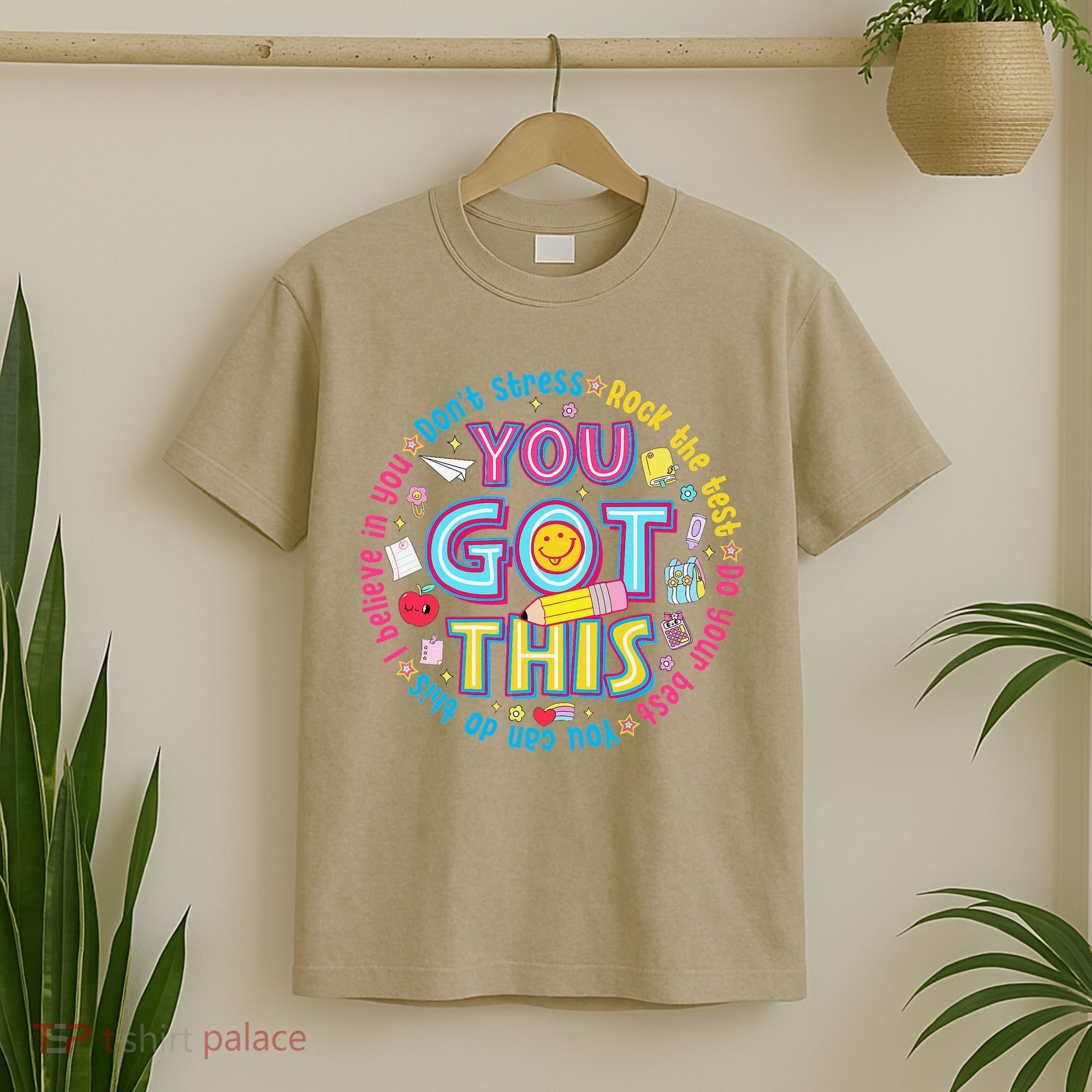 Test Day Rock The Test Teacher Testing Day You Got This T-Shirt