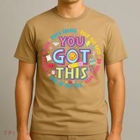 Test Day Rock The Test Teacher Testing Day You Got This T-Shirt thumb 3