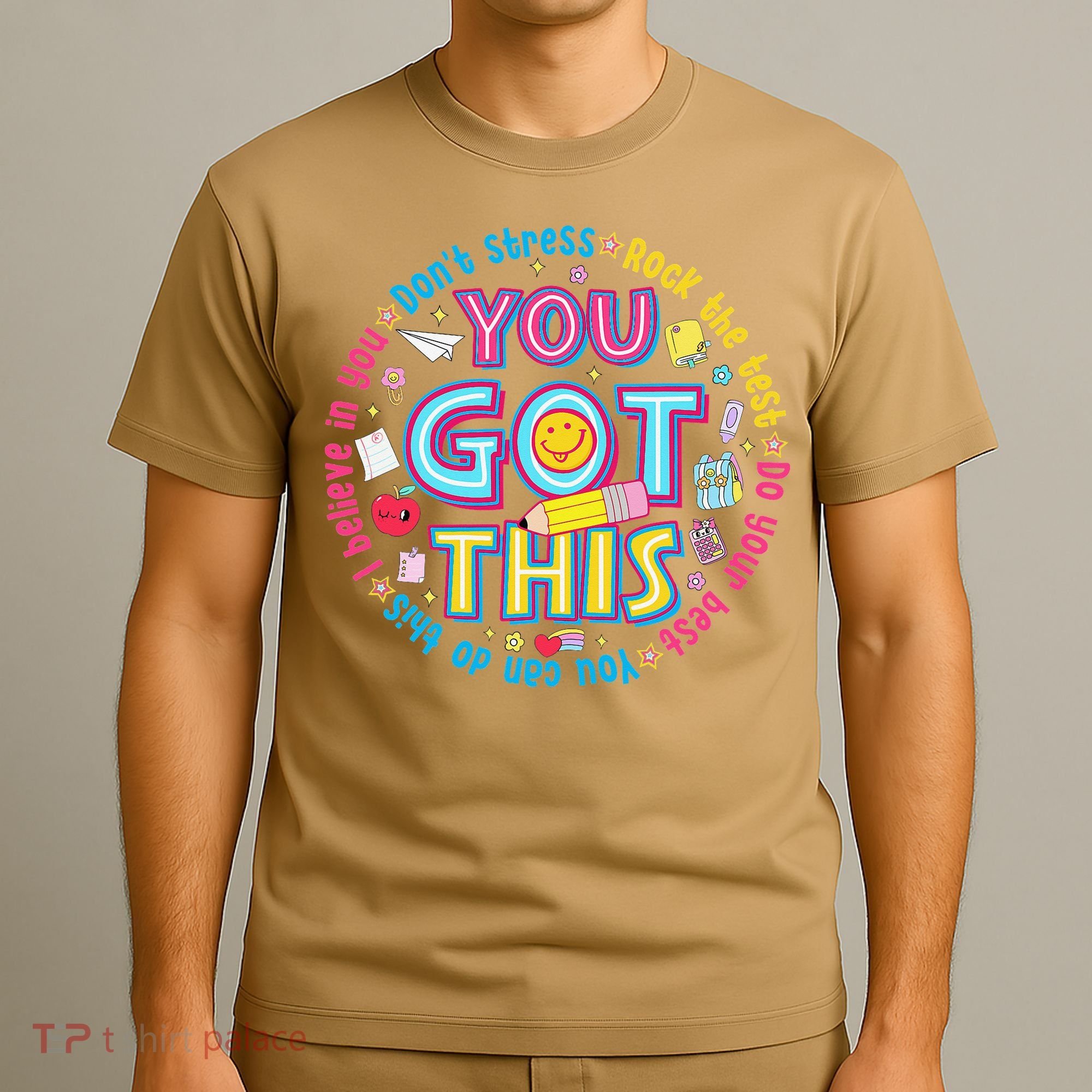 Test Day Rock The Test Teacher Testing Day You Got This T-Shirt