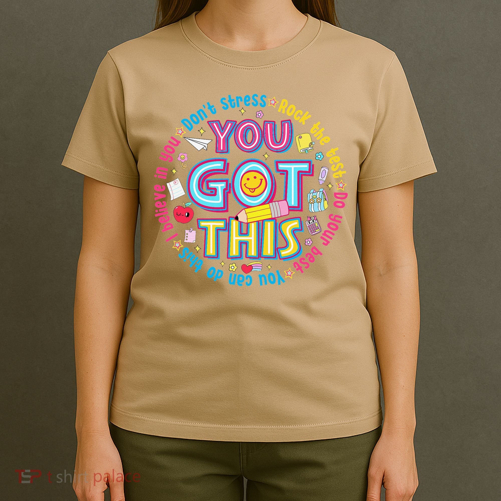 Test Day Rock The Test Teacher Testing Day You Got This T-Shirt