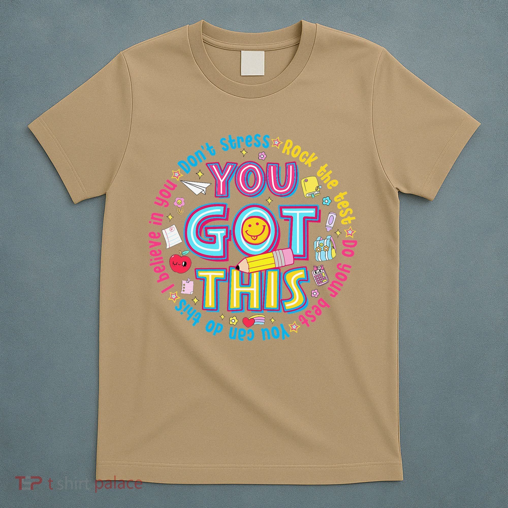Test Day Rock The Test Teacher Testing Day You Got This T-Shirt