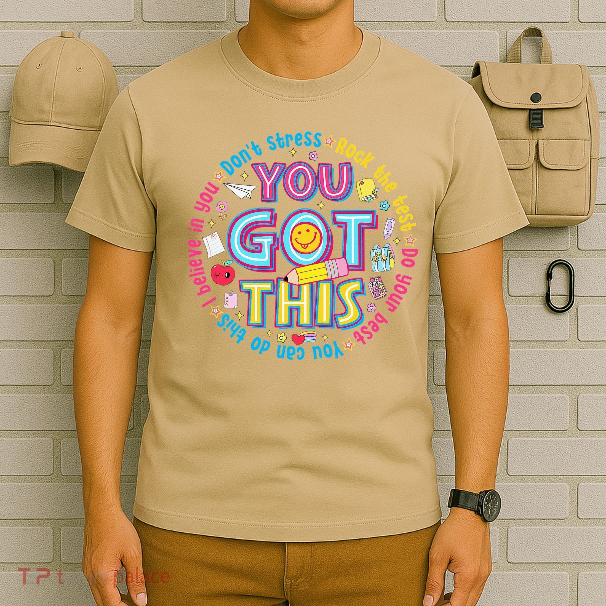 Test Day Rock The Test Teacher Testing Day You Got This T-Shirt