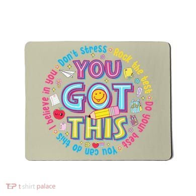 Test Day Rock The Test Teacher Testing Day You Got This Mousepad