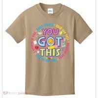 Test Day Rock The Test Teacher Testing Day You Got This Kids T-Shirt thumb 0