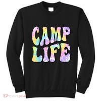 Tie Die Retro Camping Summer For Girl Summer Camp Life Gift Sweatshirt thumb 0